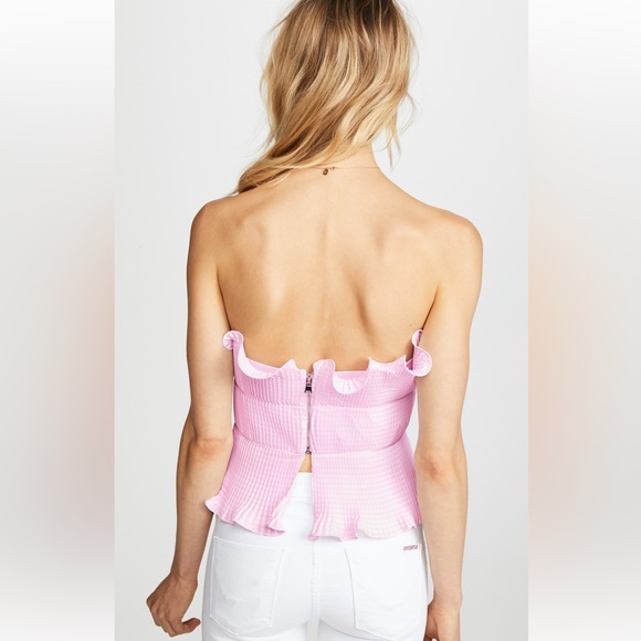 Petersyn Primrose Strapless Pleated Top - Picture 3 of 6